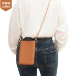 スマホショルダー 本革斜めがけバッグ 通勤バッグ 小物収納 財布 スマホポーチ お財布 レディース ショルダーバッグ スマホショルダーバッグ  全4色 SKU:IPC12122024044 - 画像 (6)