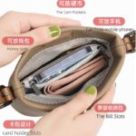 スマホショルダー 本革斜めがけバッグ 通勤バッグ 小物収納 財布 スマホポーチ お財布 レディース ショルダーバッグ スマホショルダーバッグ  全4色 SKU:IPC12122024056 - 画像 (12)
