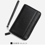 本革 長財布 レディース 小銭入れ 大容量 ラウンドファスナー 多機能財布 小銭入れ 収納財布 ウォレット 全7色 SKU:IPC12122024061 - Image 10