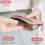 カード入れ カードケース 本革 財布 レディース 小銭入れ  ラウンドファスナー 多機能財布 小銭入れ 収納財布 ウォレット  全6色 SKU:IPC12162024001 - Image 7