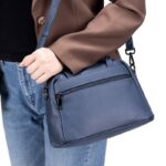 ショルダーバッグ レディース 通勤バッグ 斜め掛け スマホバッグ ハンド ストラップ 小物収納 財布 本革ミニバッグ 肩掛け ポーチ スマホ収納 全5色 SKU:IPC12162024006 - 画像 (2)