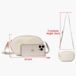 ショルダーバッグ レディース 通勤バッグ 斜め掛け スマホバッグ ハンド ストラップ 小物収納 財布 本革ミニバッグ 肩掛け ポーチ スマホ収納 全4色 SKU:IPC12162024007 - 画像 (6)