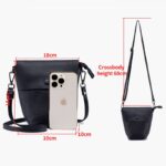 ショルダーバッグ レディース 斜め掛け スマホバッグ 通勤バッグ  小物収納 財布 本革ミニバッグ 肩掛け ポーチ スマホ収納 全6色 SKU:IPC12162024009 - 画像 (12)