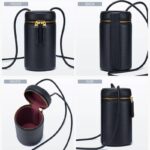 ミニショルダーバッグ  本革 レザー  ロールショルダーバッグ  ドラムバッグ  ショルダーバッグ 肩掛け ポーチ 全5色 SKU:IPC12162024013 - Image 18