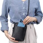 スマホショルダー 本革斜めがけバッグ 通勤バッグ 小物収納 財布 スマホポーチ お財布 レディース ショルダーバッグ スマホショルダーバッグ  全6色 SKU:IPC12162024014 - Image 2
