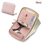 折りたたみ 小銭入れ 本革 ミニ財布 ラウンドファスナー 多機能 財布 小銭入れ RFID 札入れ ミニ財布 小物ポケット 全5色 SKU:IPC12162024019 - Image 9