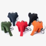 バッグチャーム 小物入れ アクセサリーケース キーホルダー 本革レザー チャーム 持ち運び チャーム バッグアクセサリー バッグ小物 全7色 SKU:IPC12162024023 - 画像 (20)