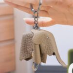 バッグチャーム 小物入れ アクセサリーケース キーホルダー 本革レザー チャーム 持ち運び チャーム バッグアクセサリー バッグ小物 全7色 SKU:IPC12162024023