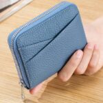折りたたみ 小銭入れ 本革 ミニ財布 ラウンドファスナー 多機能 財布 小銭入れ RFID 札入れ ミニ財布 小物ポケット 全9色 SKU:IPC12162024024 - Image 17