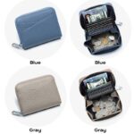 折りたたみ 小銭入れ 本革 ミニ財布 ラウンドファスナー 多機能 財布 小銭入れ RFID 札入れ ミニ財布 小物ポケット 全9色 SKU:IPC12162024024 - Image 7
