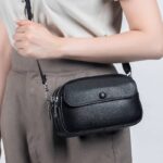 ショルダーバッグ レディース 通勤バッグ 斜め掛け スマホバッグ ハンド ストラップ 小物収納 財布 本革ミニバッグ 肩掛け ポーチ スマホ収納  全4色 SKU:IPC12162024025 - Image 8