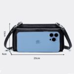 スマホショルダー 本革斜めがけバッグ タッチスクリーン付き 通勤バッグ 小物収納 財布 スマホポーチ レディース ショルダーバッグ スマホショルダーバッグ 全6色 SKU:IPC12162024027 - Image 17