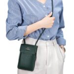 スマホショルダー 本革斜めがけバッグ タッチスクリーン付き 通勤バッグ 小物収納 財布 スマホポーチ レディース ショルダーバッグ スマホショルダーバッグ 全5色 SKU:IPC12162024028 - Image 2
