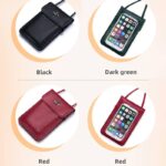 スマホショルダー 本革斜めがけバッグ タッチスクリーン付き 通勤バッグ 小物収納 財布 スマホポーチ レディース ショルダーバッグ スマホショルダーバッグ 全5色 SKU:IPC12162024028 - Image 12
