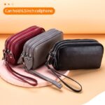 リストバッグ 本革 スマホバッグ 小物収納 財布  持ち運び スマホポーチ ハンドバッグ  レディース バッグ スマホショルダー 全6色 SKU:IPC12162024029