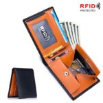 折りたたみ 小銭入れ 本革 ミニ財布  ミニウォレット 多機能 財布 小銭入れ RFID 札入れ ミニ財布 小物ポケット 全3色 SKU:IPC12162024031