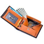 折りたたみ 小銭入れ 本革 ミニ財布  ミニウォレット 多機能 財布 小銭入れ RFID 札入れ ミニ財布 小物ポケット 全3色 SKU:IPC12162024031 - 画像 (2)