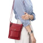 スマホショルダー 本革斜めがけバッグ 通勤バッグ 小物収納 財布 スマホポーチ お財布 レディース ショルダーバッグ スマホショルダーバッグ  全5色 SKU:IPC12162024034 - Image 2