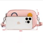 スマホショルダー 本革斜めがけバッグ ハンドバッグ 通勤バッグ 小物収納 財布 スマホポーチ レディース ショルダーバッグ スマホショルダーバッグ 全7色 SKU:IPC12162024044 - Image 10