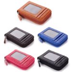カードケース メンズ レディース ミニ財布 カード入れ ミニ財布 ファスナー ミニウォレット 小銭入れ 本革 革 レザー パスポートケース 全8色 SKU:IPC12162024048 - Image 11