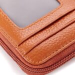 カードケース メンズ レディース ミニ財布 カード入れ ミニ財布 ファスナー ミニウォレット 小銭入れ 本革 革 レザー パスポートケース 全8色 SKU:IPC12162024048 - Image 5