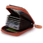 カードケース メンズ レディース ミニ財布 カード入れ ミニ財布 ファスナー ミニウォレット 小銭入れ 本革 革 レザー パスポートケース 全8色 SKU:IPC12162024048 - Image 2