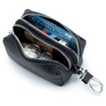 鍵入れケース  車の鍵 カーキー ケース  本革レザー  カラビナ キーホルダー 紛失防止 小物入れ 全8色 SKU:IPC12162024051 - Image 16