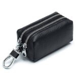 鍵入れケース  車の鍵 カーキー ケース  本革レザー  カラビナ キーホルダー 紛失防止 小物入れ 全8色 SKU:IPC12162024051 - Image 12