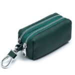 鍵入れケース  車の鍵 カーキー ケース  本革レザー  カラビナ キーホルダー 紛失防止 小物入れ 全8色 SKU:IPC12162024051 - Image 11