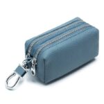 鍵入れケース  車の鍵 カーキー ケース  本革レザー  カラビナ キーホルダー 紛失防止 小物入れ 全8色 SKU:IPC12162024051 - Image 10