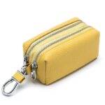 鍵入れケース  車の鍵 カーキー ケース  本革レザー  カラビナ キーホルダー 紛失防止 小物入れ 全8色 SKU:IPC12162024051 - Image 6