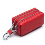 鍵入れケース  車の鍵 カーキー ケース  本革レザー  カラビナ キーホルダー 紛失防止 小物入れ 全8色 SKU:IPC12162024051 - Image 5