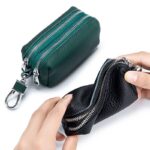 鍵入れケース  車の鍵 カーキー ケース  本革レザー  カラビナ キーホルダー 紛失防止 小物入れ 全8色 SKU:IPC12162024051 - Image 23