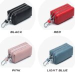 鍵入れケース  車の鍵 カーキー ケース  本革レザー  カラビナ キーホルダー 紛失防止 小物入れ 全8色 SKU:IPC12162024051 - Image 19