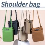 ショルダーバッグ レディース 斜め掛け スマホバッグ ハンド ストラップ 小物収納 財布 本革ミニバッグ 肩掛け ポーチ スマホ収納  全5色 SKU:IPC12162024058 - 画像 (16)