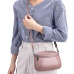 ショルダーバッグ レディース 斜め掛け スマホバッグ ハンド ストラップ 小物収納 財布 本革ミニバッグ 肩掛け ポーチ スマホ収納  全4色 SKU:IPC12162024059 - 画像 (2)