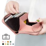 折りたたみ 小銭入れ 本革 ミニ財布 ラウンドファスナー  多機能 財布 小銭入れ RFID  札入れ  ミニ財布 小物ポケット 全7色 SKU:IPC12162024063 - 画像 (3)