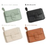 本革 ミニ財布  薄い コンパクト レディース 多機能 財布 小銭入れ RFID  札入れ 二つ折り財布 ミニ財布 小物ポケット 全6色 SKU:IPC12162024065 - 画像 (15)