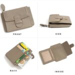 本革 ミニ財布  薄い コンパクト レディース 多機能 財布 小銭入れ RFID  札入れ 二つ折り財布 ミニ財布 小物ポケット 全6色 SKU:IPC12162024065 - 画像 (13)