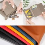 本革 ミニ財布  薄い コンパクト レディース 多機能 財布 小銭入れ RFID  札入れ 二つ折り財布 ミニ財布 小物ポケット 全6色 SKU:IPC12162024065 - 画像 (12)