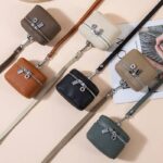 小銭入れ コインケース レザー 本革 財布 おしゃれ 革小物 小物入れ 小物 小型 バッグ ストラップ付き ヘッドフォン バッグ 紛失防止 マルチケース 全6色 SKU:IPC12162024073