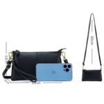 ショルダーバッグ レディース 斜め掛け スマホバッグ ハンド ストラップ 小物収納 財布 本革ミニバッグ 肩掛け ポーチ スマホ収納 全10色 SKU:IPC12162024082 - Image 12