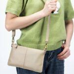 ショルダーバッグ レディース 斜め掛け スマホバッグ ハンド ストラップ 小物収納 財布 本革ミニバッグ 肩掛け ポーチ スマホ収納 全10色 SKU:IPC12162024082 - Image 4