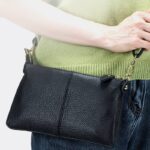 ショルダーバッグ レディース 斜め掛け スマホバッグ ハンド ストラップ 小物収納 財布 本革ミニバッグ 肩掛け ポーチ スマホ収納 全10色 SKU:IPC12162024082 - Image 3