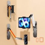 壁掛けスマホホルダー スマホ・タブレット兼用 壁面用 伸縮可能 スマホスタンド  マグネットスマホスタンド 全2色 SKU:IPC12232024008 - Image 10