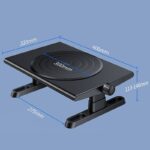 折れ畳式 PCスタンド ノートパソコン スタンド  高度調整可能 360度角度調節可能 ノートパソコンスタンド iPad スタンド black/white 全2色  SKU:IPC12232024009 - Image 17