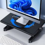 折れ畳式 PCスタンド ノートパソコン スタンド  高度調整可能 360度角度調節可能 ノートパソコンスタンド iPad スタンド black/white 全2色  SKU:IPC12232024009