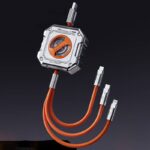 巻き取り式 充電ケーブル  3in1 急速充電ケーブル Lightning/Micro USB/Type-C USBポート ケーブル 収納便利 1.2M 長さ調整可能 全2色 SKU:IPC12232024012 - Image 9
