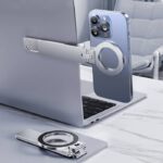 360度転回可能 強磁力タブレットスタンド 自由角度調節可能  マグネット式  PC ラップトップ ノートパソコン スタンド 全2色 SKU:IPC12232024013 - Image 4