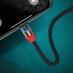 iPhone micro USB Type-C 対応 3 in 1 type-cケーブル  Lightning/Micro USB/Type-C USBポート充電 ケーブル ナイロン  充電ケーブル  gray SKU:IPC12232024014 - Image 9